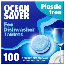OceanSaver Plastic Free Eco Dishwasher Tablets - 100 Tabs
