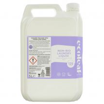 Ecoleaf Non-Bio Laundry Liquid - Jasmine & White Musk - 5L - 125 Washes