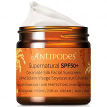 Antipodes Supernatural SPF50+ Ceramide Silk Facial Sunscreen - 60ml