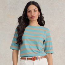 White Stuff Fairtrade Sydney Boat Neck Top - Blue