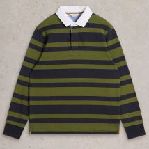 White Stuff Fairtrade Longsleeve Rugby Shirt - Green