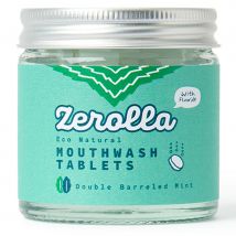 Zerolla Eco Natural Mouthwash Tablets - with Fluoride - Double Mint - 150 tablets