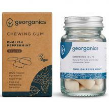 Georganics Chewing Gum - English Peppermint - 30 pieces