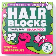 Hair Blocks Solid Shampoo - Mint & Grapefruit - 85g