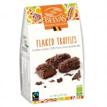 Belvas Fairtrade & Organic Flaked Truffles - 100g
