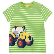 Frugi Sid Tractor Applique T-Shirt