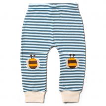 Little Green Radicals Bees Knees Patch Striped Joggers