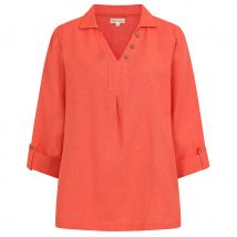 Mudd & Water Summertime Smock - Hot Coral