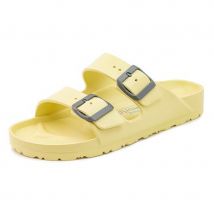 Natural World Saona Recycled Rubber Sandals - Lemon