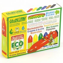 Nawaro Chunky Wax Crayons - Pack of 6