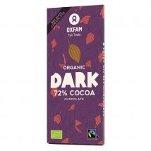 Oxfam Fair Trade Organic Dark Chocolate 72% - 100g