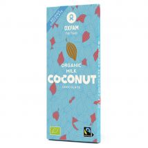 Oxfam Fair Trade Organic Milk Chocolate Coconut - 100g