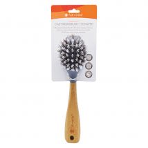 Full Circle Tenacious C Cast Iron Brush & Scraper - Grey