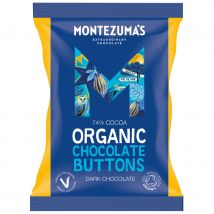 Montezumas Organic 74% Cocoa Dark Chocolate Buttons - 120g