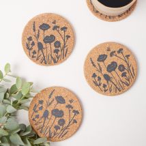 LIGA Cork Coaster - Wildflower