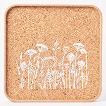 LIGA Eco Cork Tray - Flowers