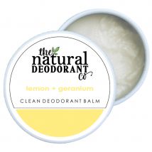 Natural Deodorant Co Clean Deodorant Balm Mini - Lemon & Geranium - 10g
