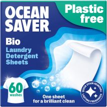 OceanSaver Plastic Free Bio Laundry Eco Sheets - Ocean Breeze - 60 Washes
