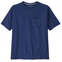 Patagonia Boardshort Logo Pocket Responsibili-Tee - Clement Blue