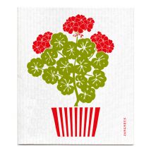 Jangneus Design Dish Cloths - Green & Red - Pack of 4