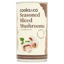 Cooks & Co Seasoned Sliced Mushrooms - 345g