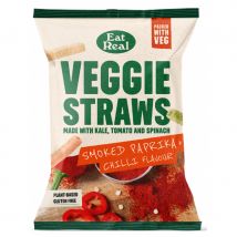 Eat Real Veggie Smoked Paprika & Chilli Straws - 110g