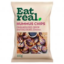 Eat Real Hummus Caramelised Onion & Balsamic Vinegar Chips - 110g