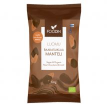 Foodin Organic Raw Chocolate Coated Almonds - 60g