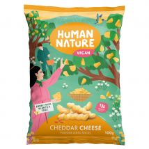 Human Nature Cheddar Cheese Lentil Snacks - 100g