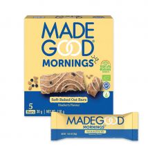 MadeGood Morning Oat Bar Blueberry - 5 x 30g