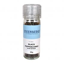 Steenbergs Organic Black Peppercorns - 40g