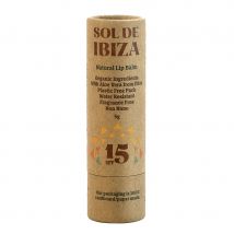 Sol De Ibiza Natural Mineral Lip Balm Sunscreen - SPF15 - 5g