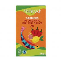 Fish 4 Ever Sardines in Organic Piri-Piri Sauce - 120g