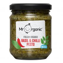 Mr Organic Basil & Chilli Pesto - 190g