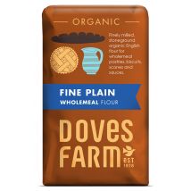 Doves Farm Organic Fine Plain Wholemeal Flour - 1kg