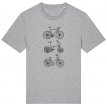 Frank & Faith Bikes T-Shirt - Heather Grey