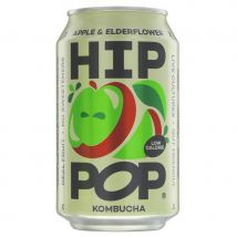 Hip Pop Apple & Elderflower Kombucha - 330ml