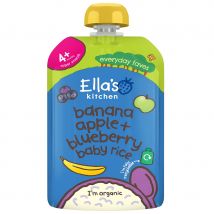 Ella's Kitchen Banana & Blueberry Rice - 120g