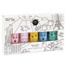 Nailmatic Water Based Nail Polish - City - Set of 5