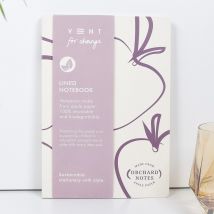VENT for Change Orchard Organic Apple Waste A5 Notebook - Pink