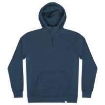 Birling Quarter Zip Hoodie - Majolica Blue