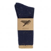 Pennine Wool Sock - Navy