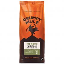 Grumpy Mule Fairtrade & Organic Top Notch Blend Coffee Beans - 1kg