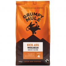 Grumpy Mule Fairtrade Kick Ass House Blend Coffee Beans - 200g