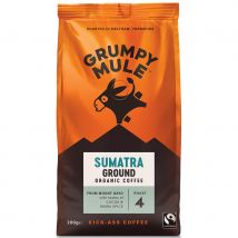 Grumpy Mule Fairtrade & Organic Sumatra Ground Coffee - 200g