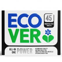 Ecover Wrapper Free All-In-One Power Dishwasher Tablets - 45 Tablets