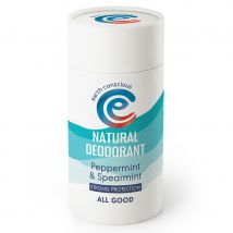 Earth Conscious Natural Deodorant Stick - Peppermint & Spearmint Strong Protection - 90g