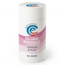 Earth Conscious Natural Deodorant Stick - Jasmine & Rose - 90g