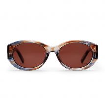 CHPO Cleo Recycled Sunglasses - Cigar Smoke/Brown