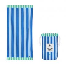 Dock & Bay Cabana Stripe Beach Towel - Blue Sky - Large